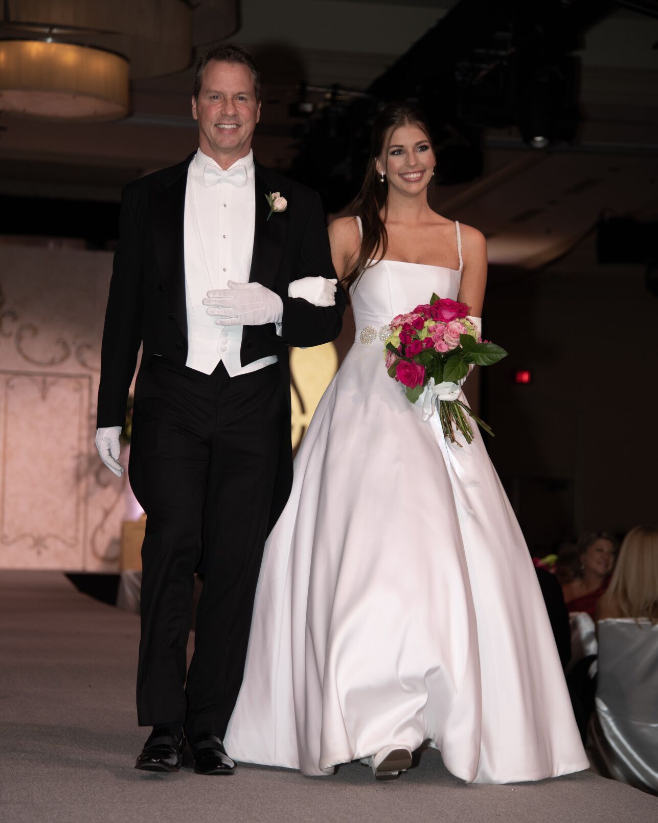Mr. William Raymond Schmidt, with Miss Julia Hagan Schmidt